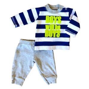 Carter’s | Baby Boy Tshirt & Matching Sweats | size NB